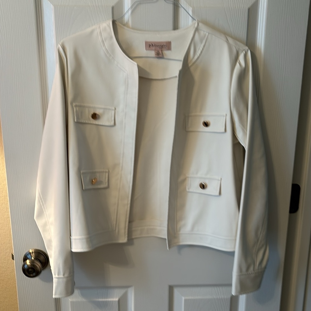 NWOT Faux leather jacket